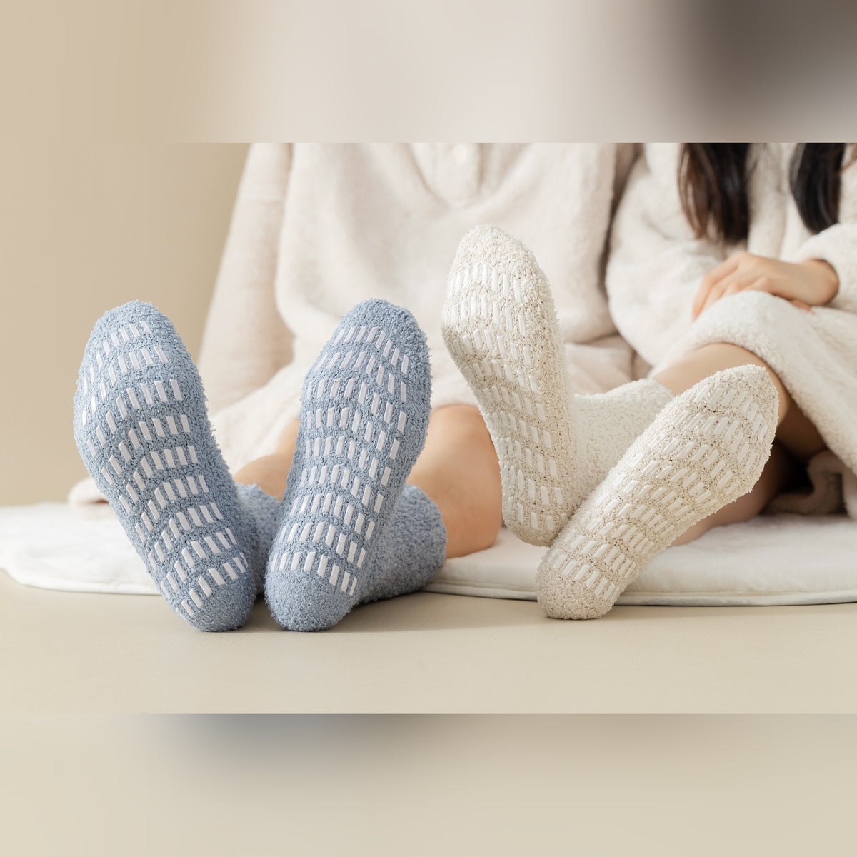Kokoon Fuzzy Socks - 2 Pairs